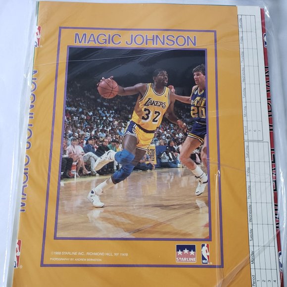 MICHAEL JORDAN AND MAGIC JOHNSON BOOK COVERS - NEW - Picture 2 of 16